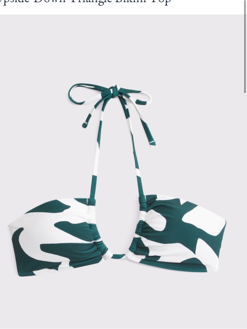 Abercrombie Upside Down Triangle Bikini Top